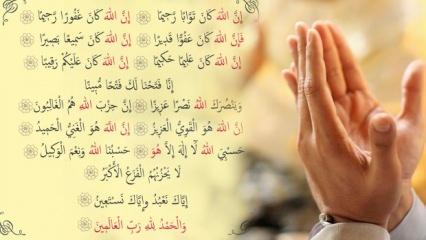 Sekine duası nedir, nasıl okunur? Sekine duasının Arapça okunuşu...
