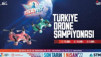 TEKNOFEST Drone Şampiyonaları için son başvuru tarihi 1 Nisan