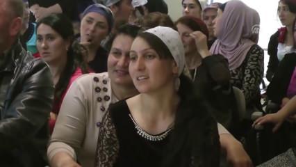 Ukrayna'dan tahliye edilen Ahıska Türkleri Erzincan'da