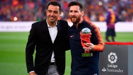 Xavi'den Lionel Messi'ye açık kapı