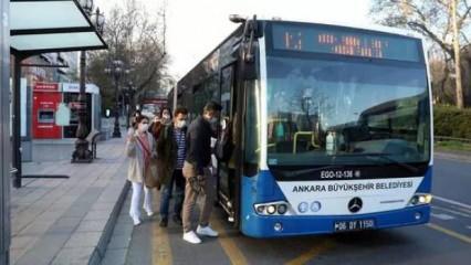 Ankara'da EGO otobüsleri 24 saat'e göre göreve yeniden başlıyor