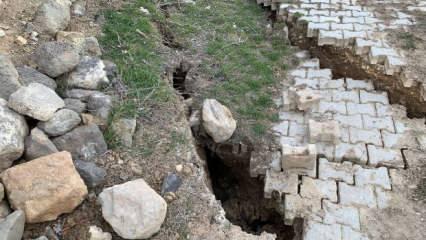 Çankırı'da toprak kayması: 6 ev tahliye edildi