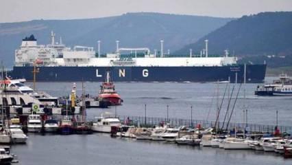 Dev LNG gemisi 28 Mart'ta Türkiye'ye ulaşacak