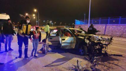 Konya'da 2 otomobil çarpıştı: 7 yaralı