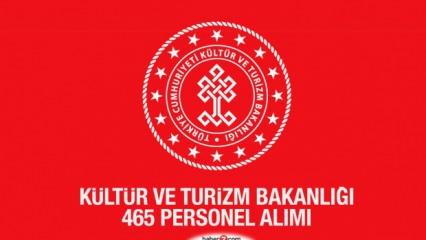 Kültür ve Turizm Bakanlığı 81 ilde personel alımı başlıyor! Başvurular KPSS puanı ile yapılacak
