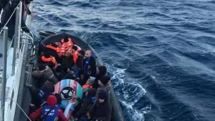 Marmaris açıklarında 25 düzensiz göçmen yakalandı