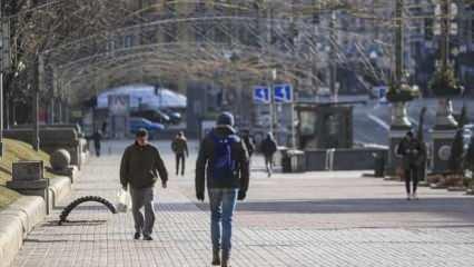 Saldırıların azaldığı Kiev'de insan hareketliliği artıyor