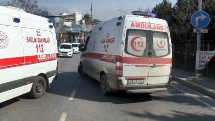 Sultanbeyli'de kaza:  2 yaralı 