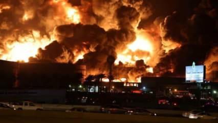 Suudi Arabistan'ın Aramco tesislerindeki yangın 24 saattir söndürülemedi