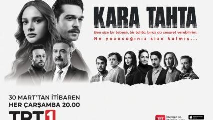 TRT 1’in yeni dizisi “Kara Tahta”nın afişi yayınlandı 