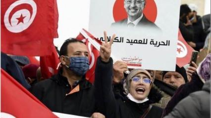 Tunus’ta binlerce kişi Kays Said'in istifasını istedi