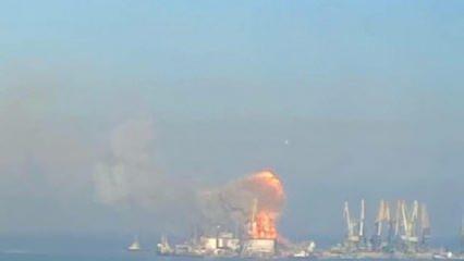 Ukrayna'dan Rus donanmasına büyük darbe: Çıkarma gemisi imha edildi!