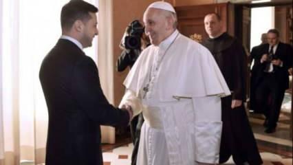 Zelenskiy, Papa’yı Ukrayna’ya davet etti, arabuluculuk çağrısı yaptı