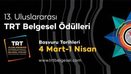 “13. Uluslararası TRT Belgesel Ödülleri”  başvuruları yarın sona eriyor