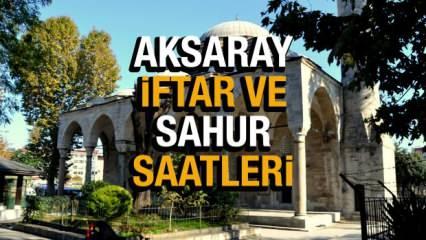 Aksaray Ramazan İmsakiyesi 2022! Aksaray Diyanet sahur ve iftar vakti