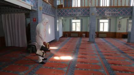 &Ccedil;ameli&rsquo;nde camiler Ramazan ayına hazırlanıyor