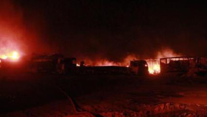 İran'da bir petrokimya tesisinde yangın çıktı