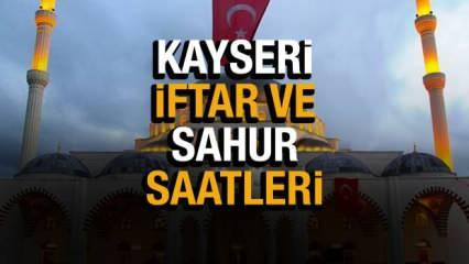 2022 Kayseri Ramazan İmsakiyesi Diyanet! Kayseri sahur vakitleri & iftar saatleri