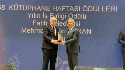 Kültür ve Turizm Bakanlığı’ndan Fatih Belediyesi’ne Yılın İşbirliği Ödülü