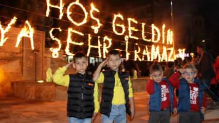 Ramazan ayı Amasya’da fener alayıyla karşılandı