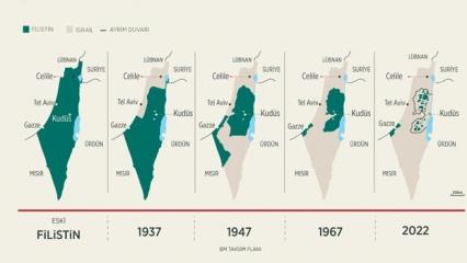 Tarihi Filistin topraklarının yüzde 85'inden fazlası İsrail işgali altında