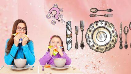 Yemekte g&ouml;rg&uuml; kuralları nelerdir? Yemek yerken uyulması gereken sofra adabı nedir