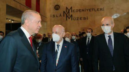 Cumhurbaşkanı Erdoğan, Milli Saraylar İslam Medeniyetleri Müzesi'ni gezdi