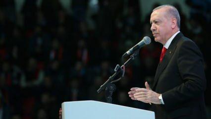 Cumhurbaşkanı Erdoğan: Zorlu bir  dönemi geride bıraktık