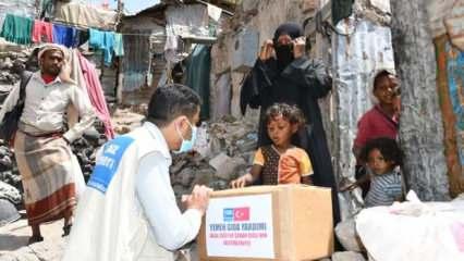 Deniz Feneri ve Sadakataşı'dan Yemen'de 1150 aileye yardım 