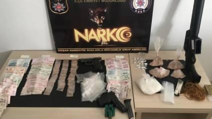 Edirne'de uyuşturucu operasyonu: 18 gözaltı
