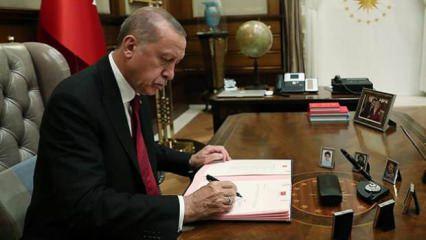 Erdoğan imzaladı: İşte görevden alma ve yeni atama kararları!