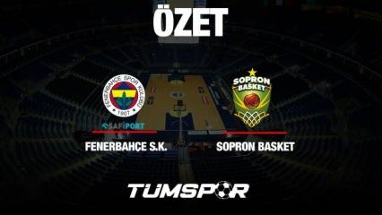ÖZET | Fenerbahçe Safiport 55-60 Sopron Basket