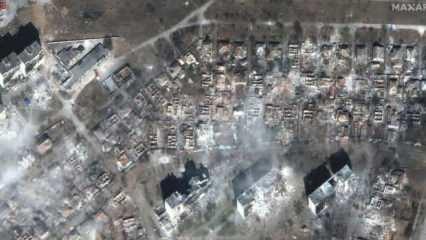 Rus bombardımanı altındaki Mariupol’deki yıkım görüntülendi