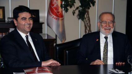 Saadet lideri Karamollaoğlu,  DP lideri Uysal'ı ziyaret etti