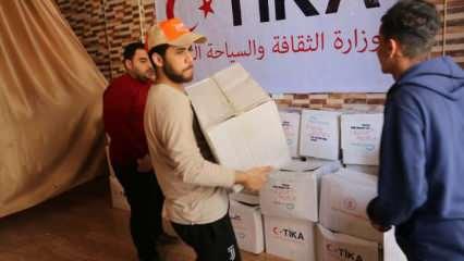 TİKA'dan, Gazze Şeridi'nde iftar yemeği ve gıda kolisi dağıtımı