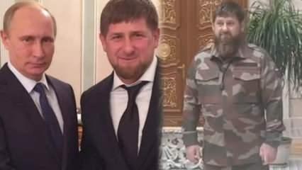 Törenden görüntüler: Rusya'da Kadirov'a korgeneral rütbesi verildi