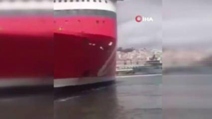 Yolcu gemisi ile petrol tankeri çarpıştı! Korku dolu anlar