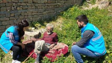 80 yaşındaki Kemal dedeye devlet sahip çıktı! Toprak evde aç susuz yaşıyordu