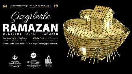 TDV'nin "Uluslararası Çizgilerle Ramazan" sergisi 18 Nisan'da açılacak