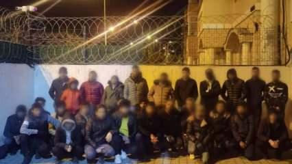 Büyükçekmece'de tırda 39 düzensiz göçmen yakalandı