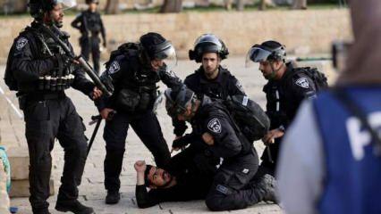 Fanatik Yahudilerden 'İsrail polisinin kontrolünde' Mescid-i Aksa'ya baskın! 