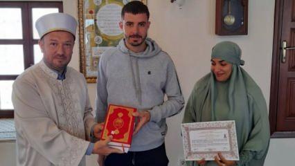 İngiliz turist Bodrum'da Müslüman oldu