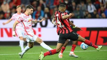Leipzig, Bayer Leverkusen'i tek golle geçti
