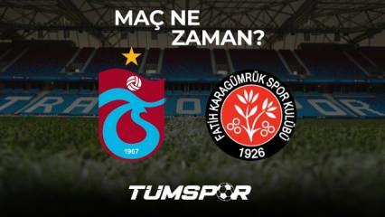 Trabzonspor Fatih Karagümrük maçı ne zaman ve saat kaçta? TS Karagümrük VAR ve AVAR hakemleri...