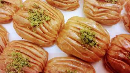 Ustasından muhteşem gazete baklavası nasıl yapılır? Gazete baklavasının p&uuml;f noktaları