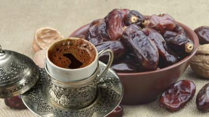 Her g&uuml;n iftardan sonra bir fincan T&uuml;rk kahvesinin yanında 2 hurma yerseniz ne olur?