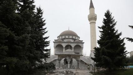 Mariupol'deki Türk camisinin bazı bölümleri hasar gördü