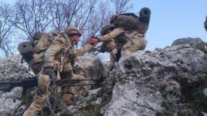 Şırnak'ta Eren Abluka-5 şehit jandarma er Şakir Elkovan operasyonu başlatıldı