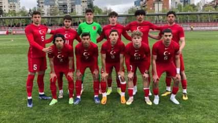 U18 Milli Takımı Kuzey Makedonya'yı 4-0 yendi