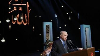 Başkan Erdoğan'dan Kuran-ı Kerim'i Güzel Okuma Yarışması finalinde açıklamalar